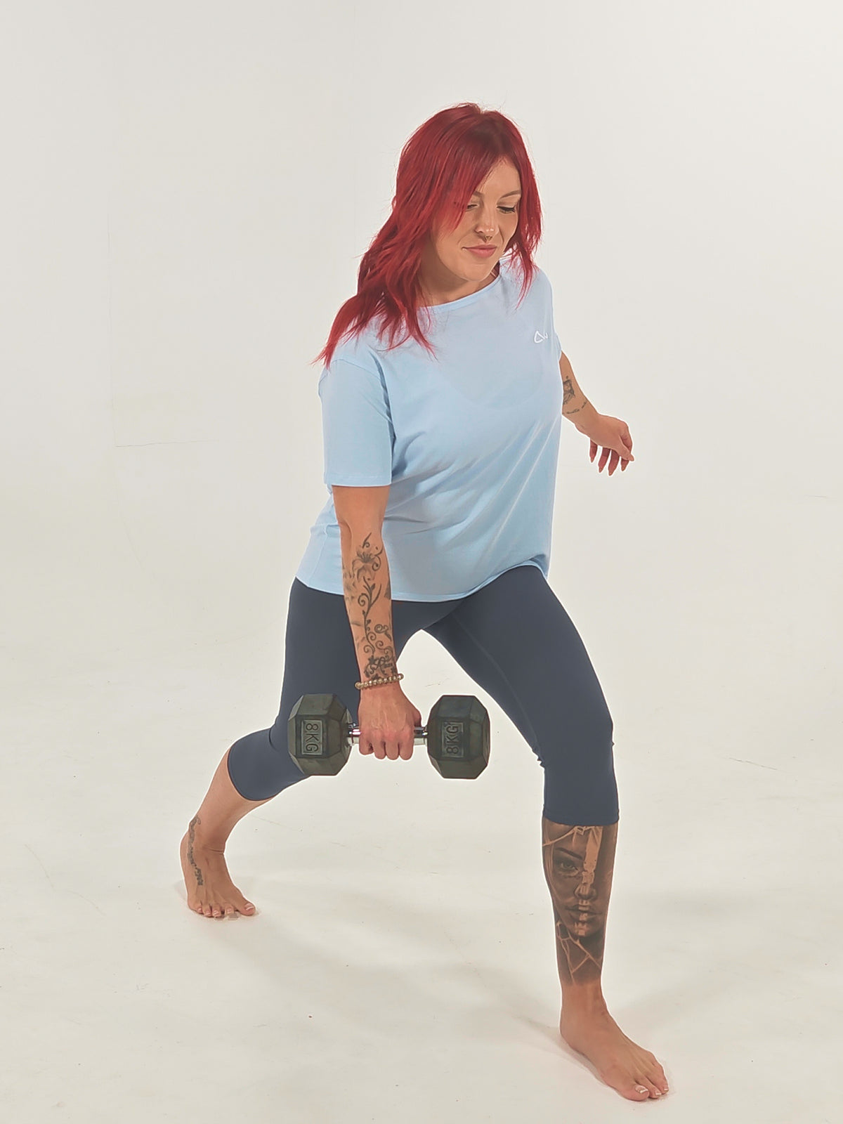 Legging Capri Santa Ana Blue Grey