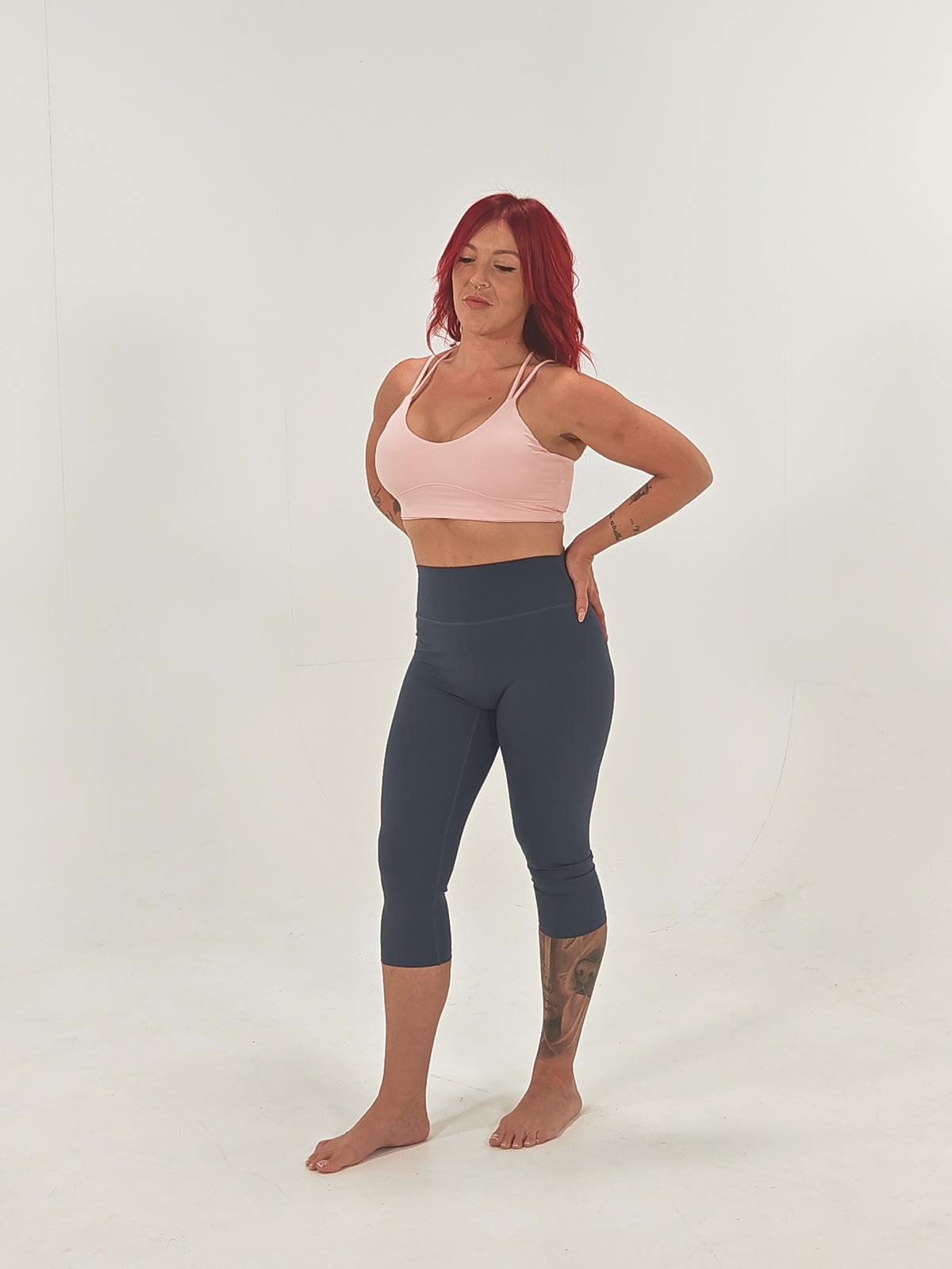 Legging Capri Santa Ana Blue Grey