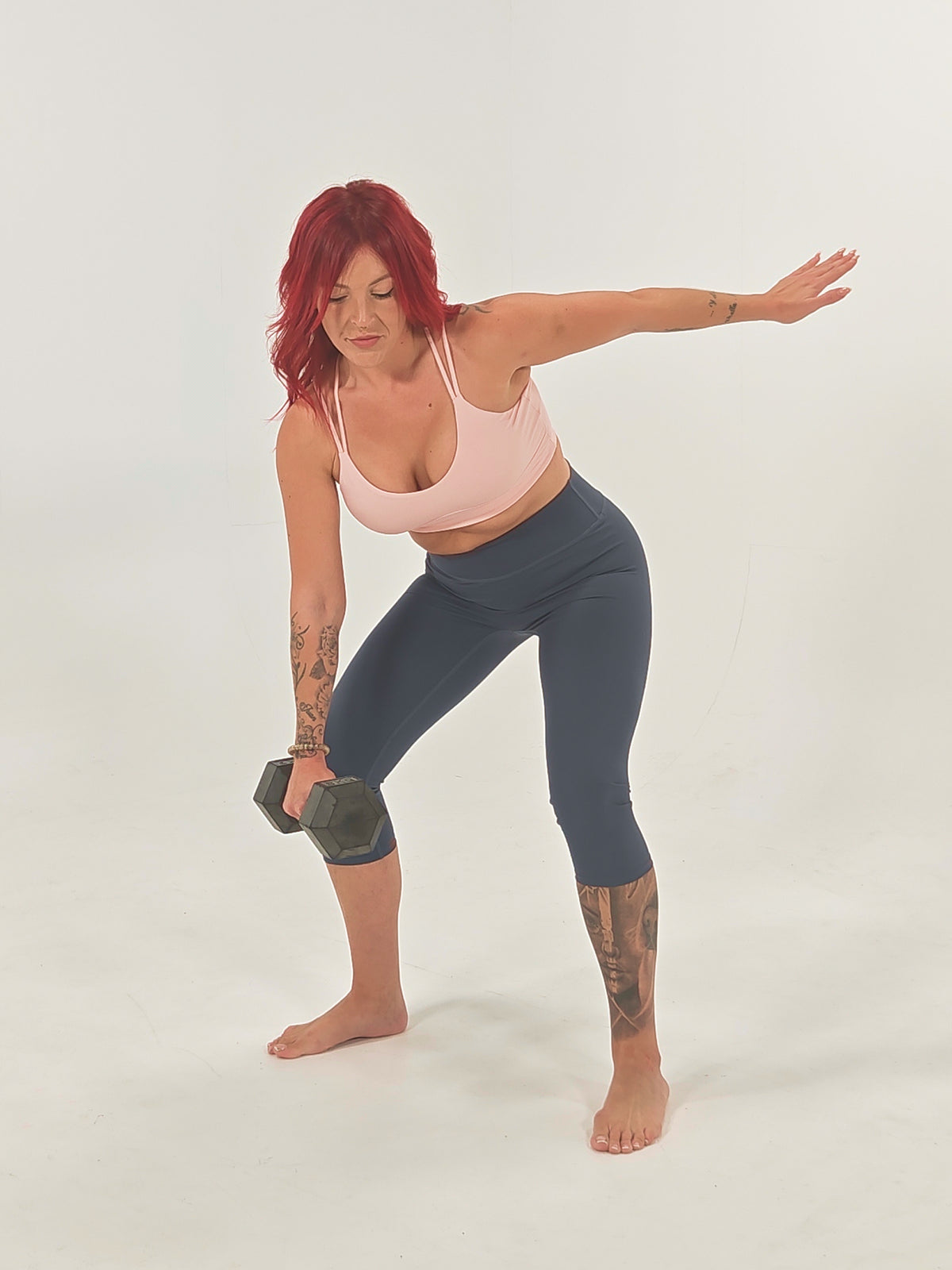 Legging Capri Santa Ana Blue Grey