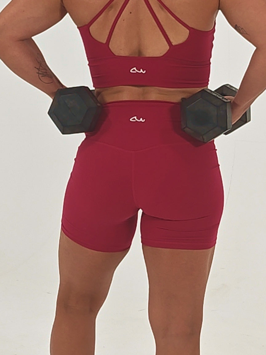 Short Biker Pecs Magenta